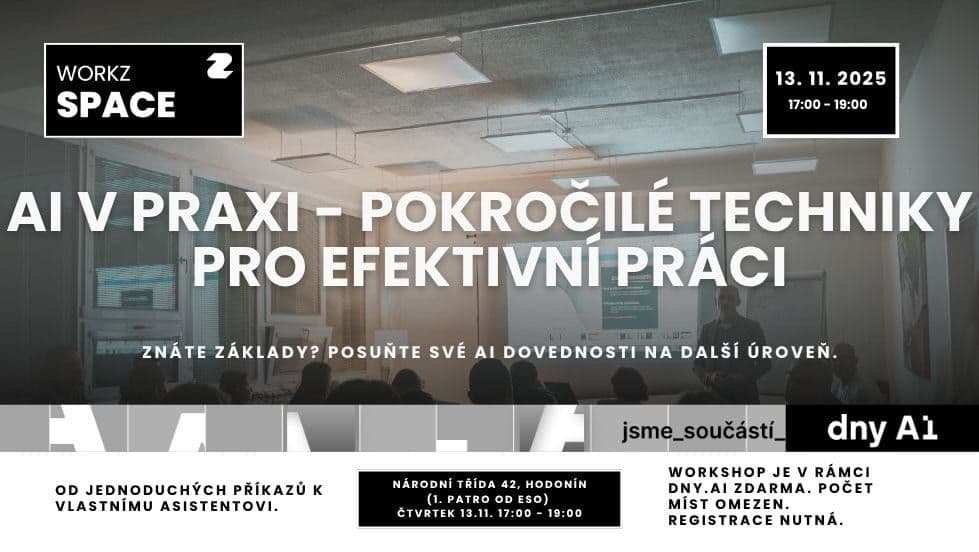 AI v praxi - pokročilé techniky pro efektivní práci | 13.11.2025